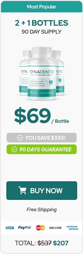 Synadentix order three bottles